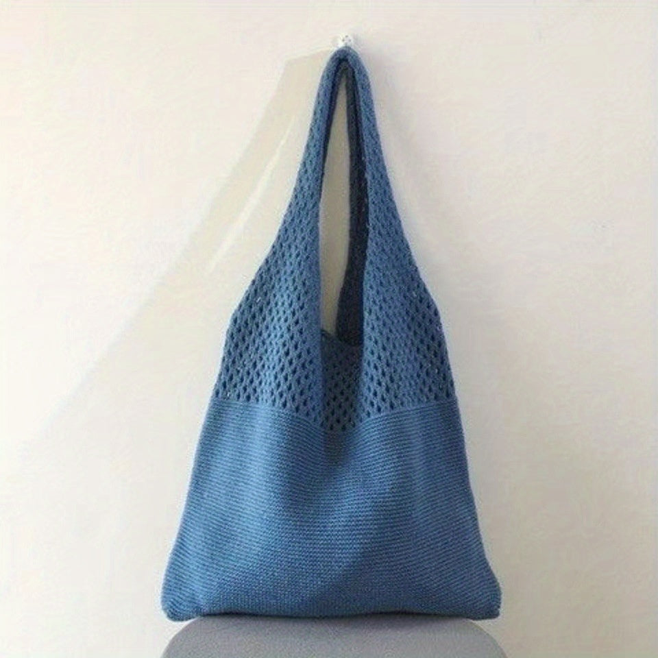Women's Woven Tote Bag | Groceries and Beach