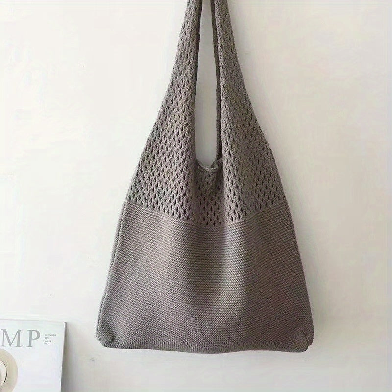 Women's Woven Tote Bag | Groceries and Beach