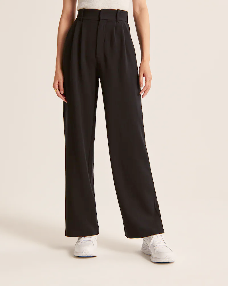 Hailey| Black Wide-Leg Pants