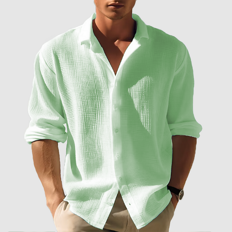 Casual Button Down Shirt for Men | Summer