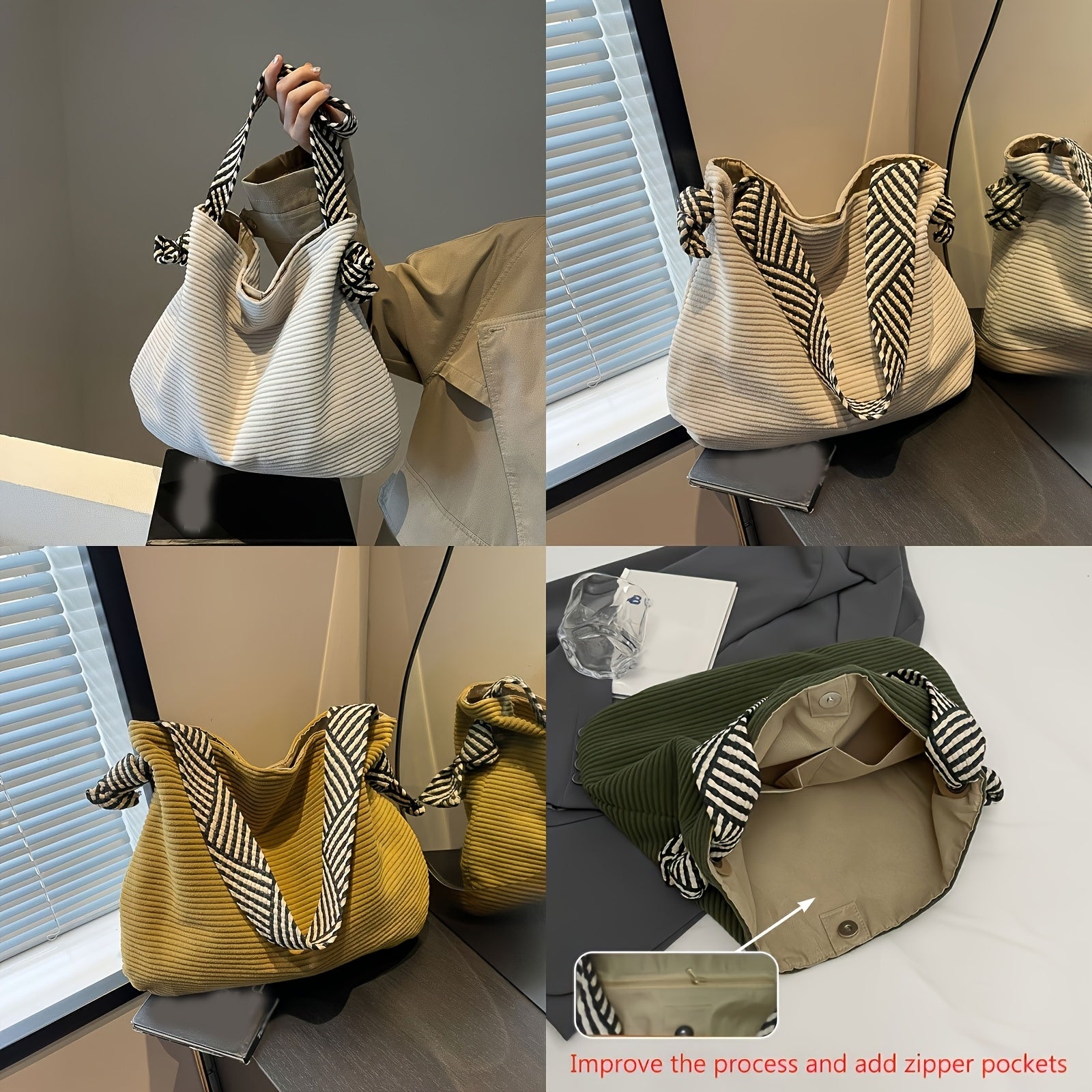 Women's Wide Strap Tote Bag | Beach