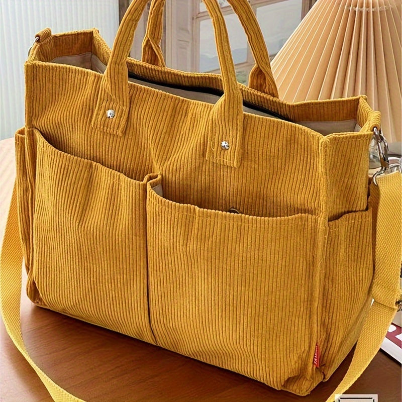 Women's Spacious Tote Bag | Multi-Pocket