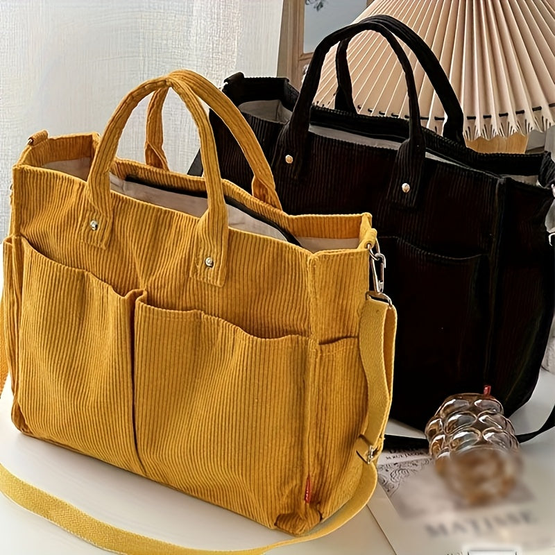 Women's Spacious Tote Bag | Multi-Pocket