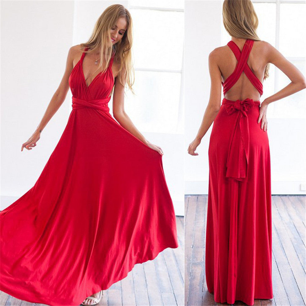 Women's Long Bridesmaid Dress | Maxi