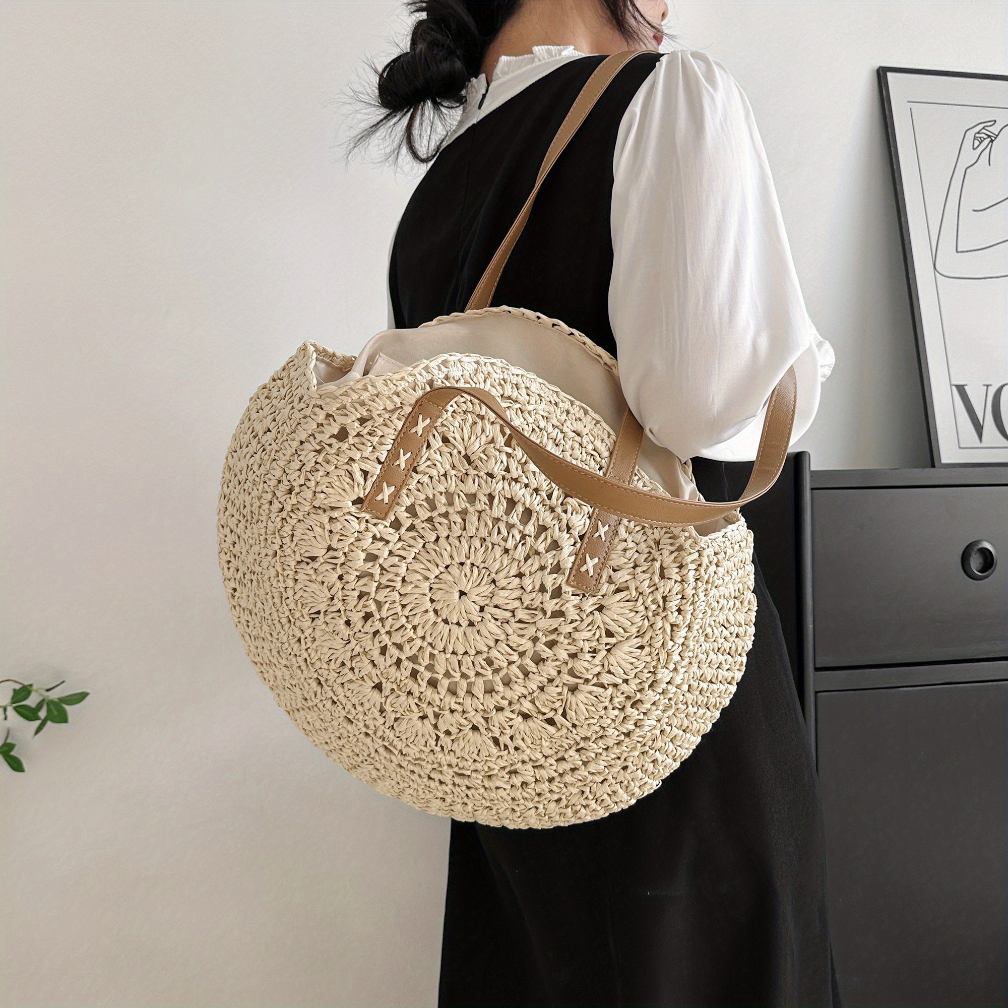 Women's Woven Tote Bag | Beach