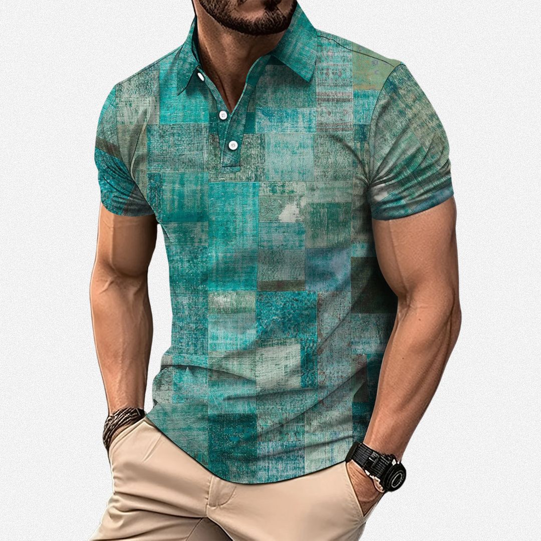 Men's Graphic Polo Shirt | Collar