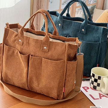 Women's Spacious Tote Bag | Multi-Pocket