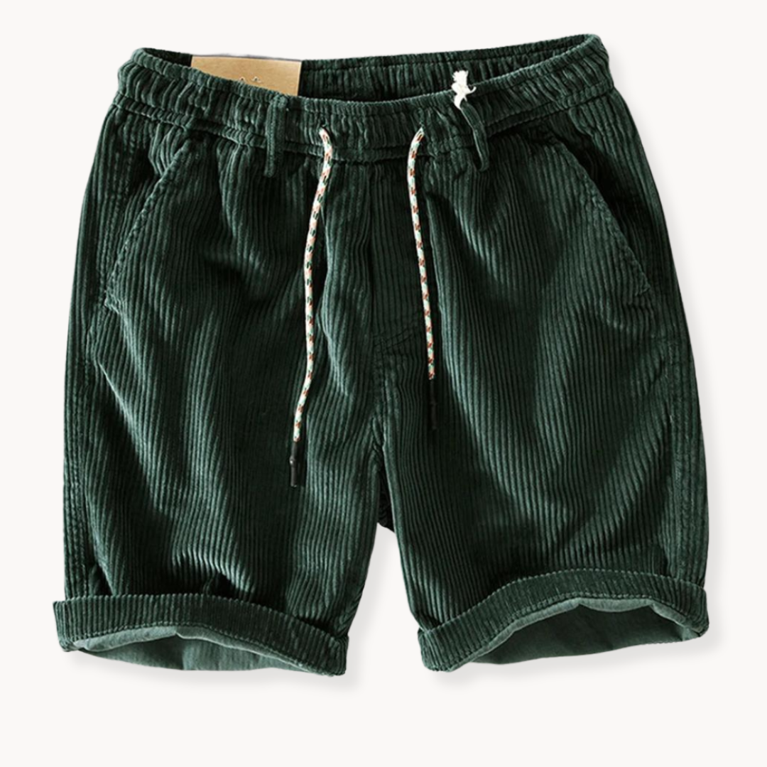 Men's Casual Adjustable Cord Shorts | Summer