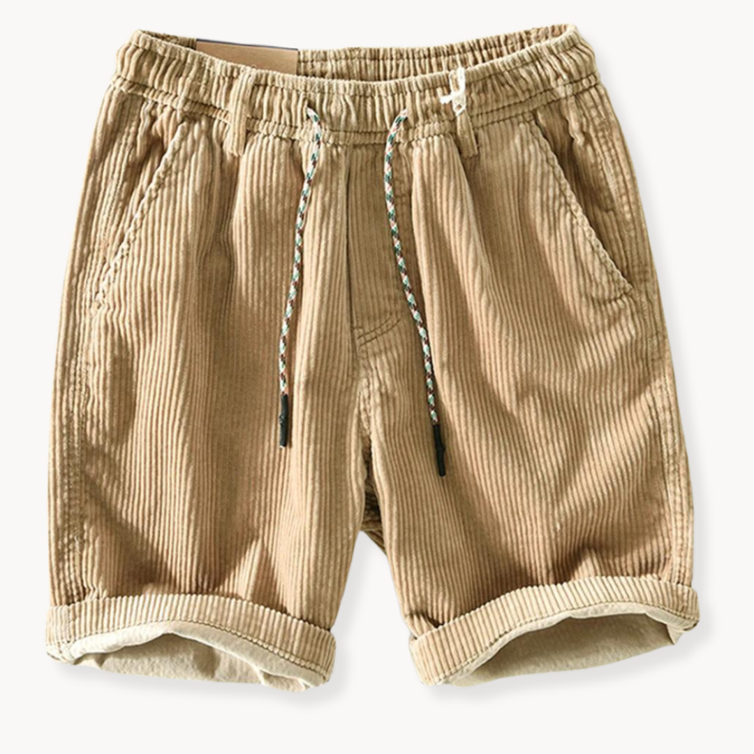 Men's Casual Adjustable Cord Shorts | Summer