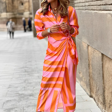 Women's Multicolored Formal Dress | Long
