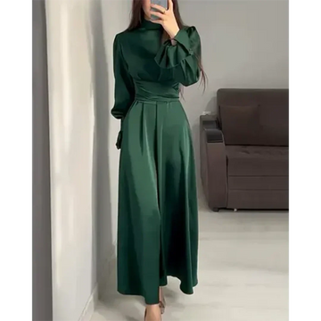 Women's Green Evening Wedding Guest Dress | Maxi