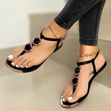 Women's Flat Sole Thong Sandals | Summer