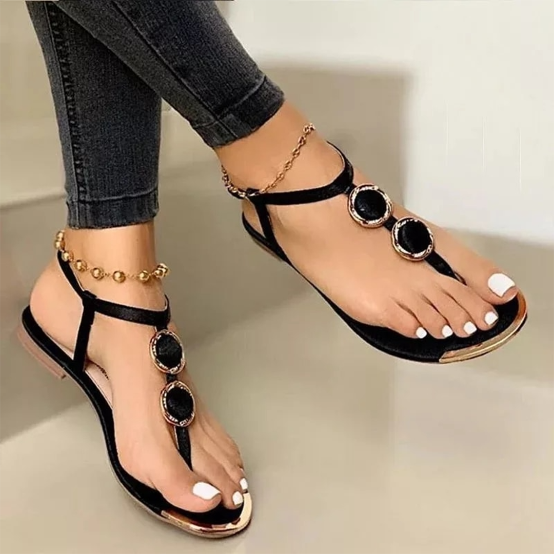 Women's Flat Sole Thong Sandals | Summer