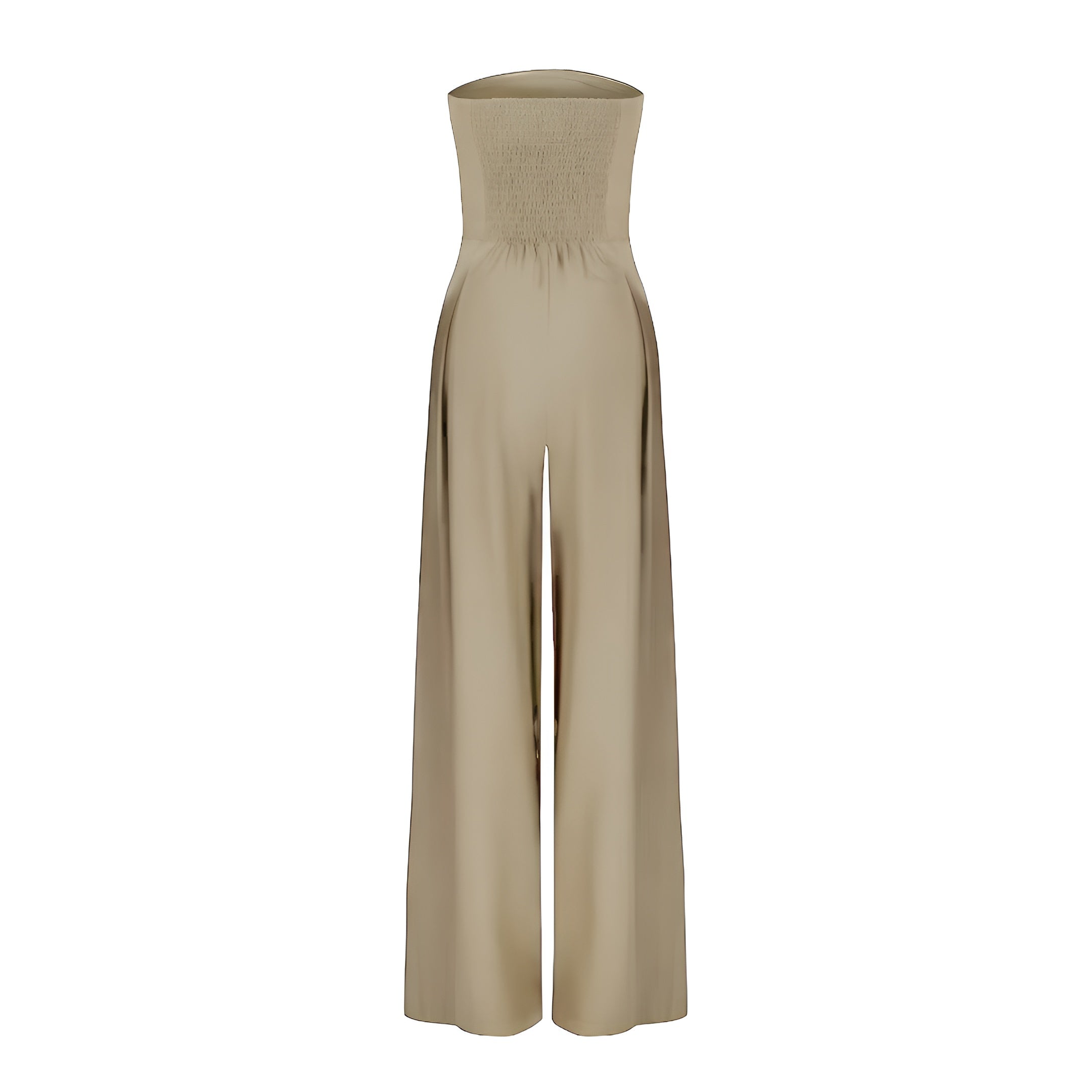 Women’s Strapless Casual Jumpsuit | Summer Look