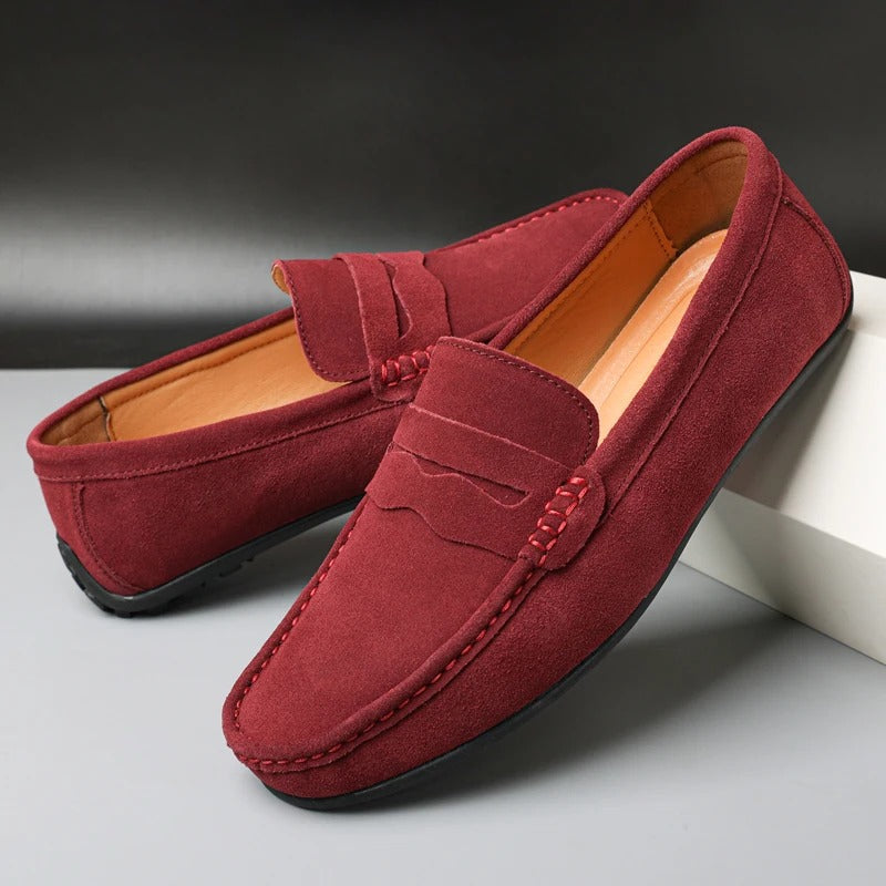 Men's Classic Suede Penny Loafers | Shoes