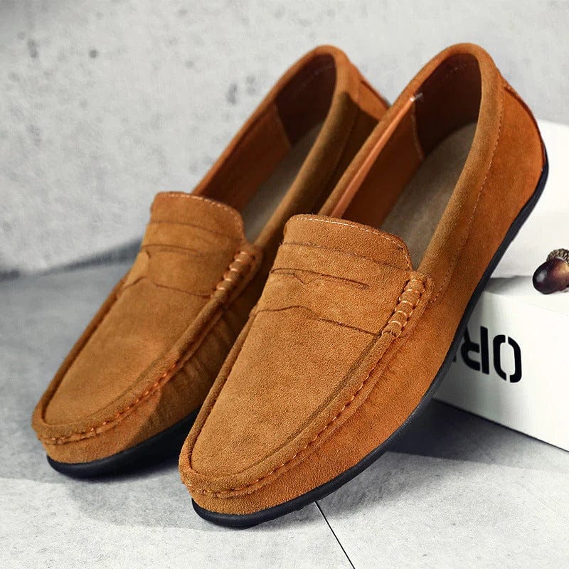 Men's Classic Suede Penny Loafers | Shoes