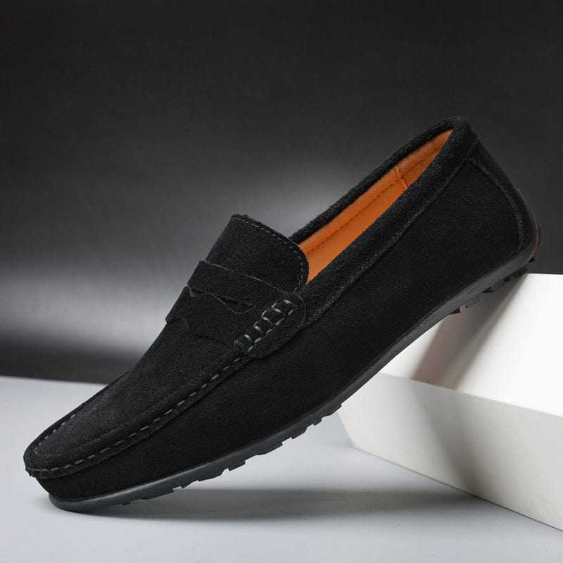 Men's Classic Suede Penny Loafers | Shoes