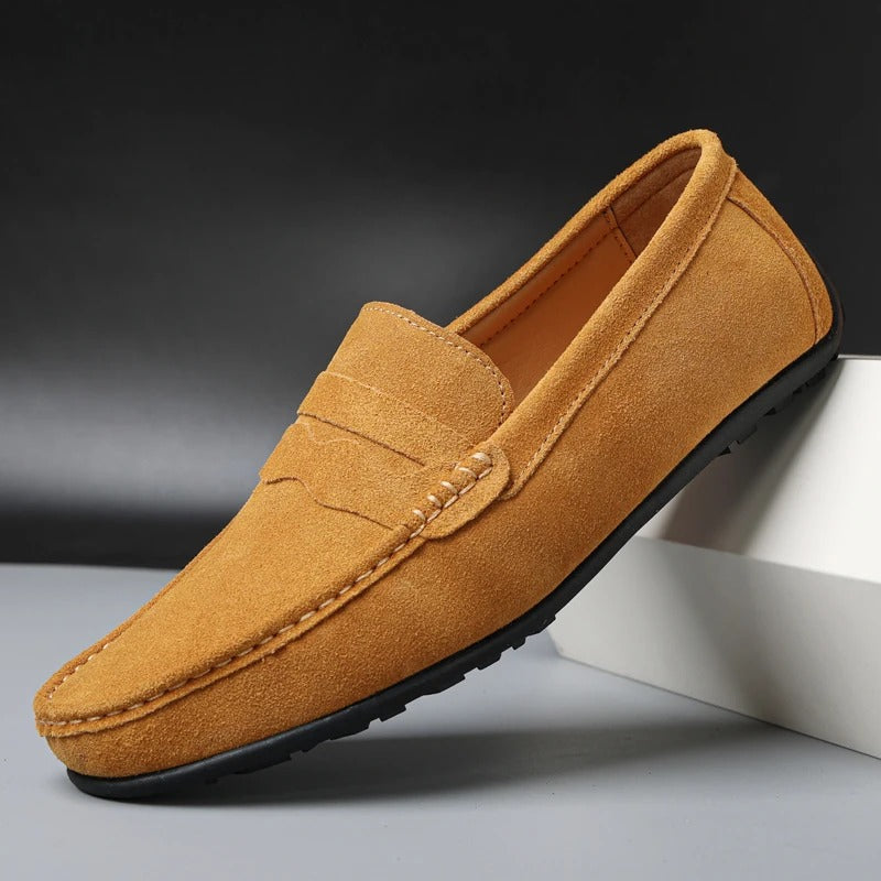 Men's Classic Suede Penny Loafers | Shoes
