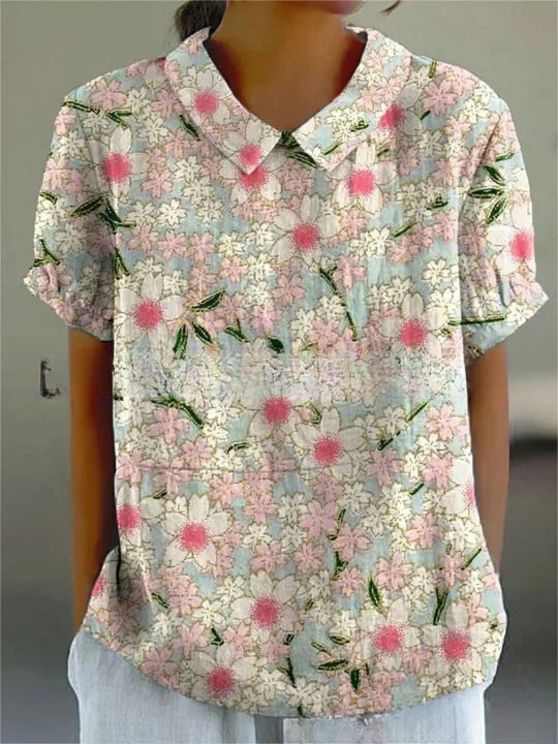 Women's Vintage Floral Blouse | Casual