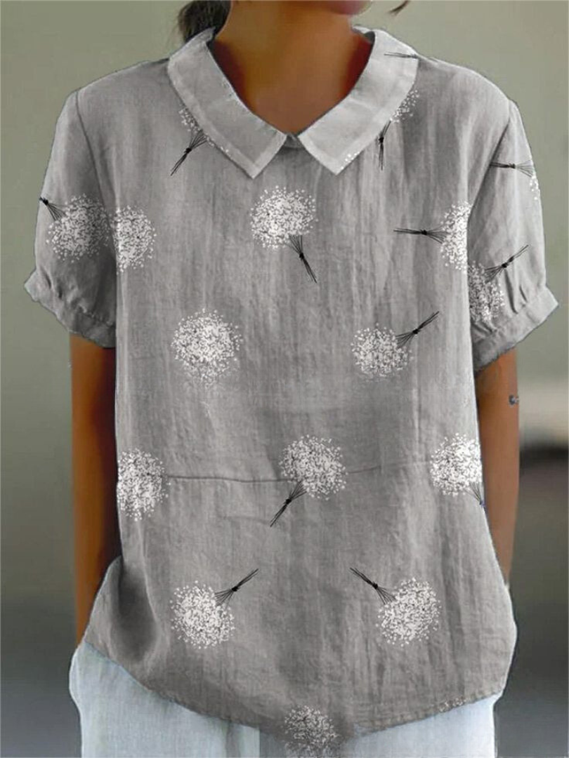 Women's Vintage Floral Blouse | Casual
