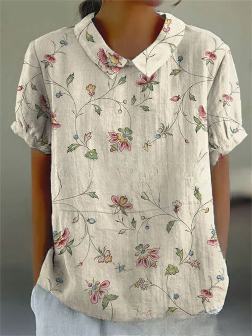 Women's Vintage Floral Blouse | Casual