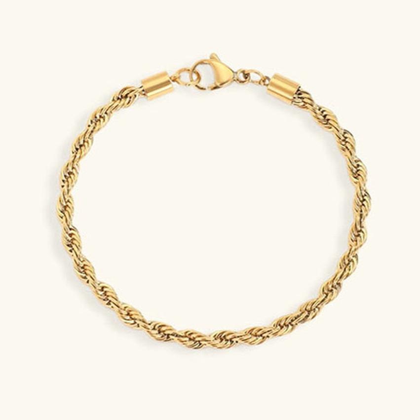 GIGI - Rope Chain Gold Bracelet