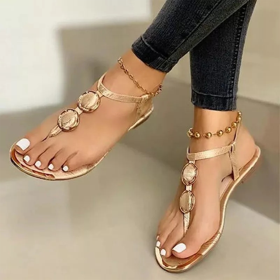 Women's Flat Sole Thong Sandals | Summer