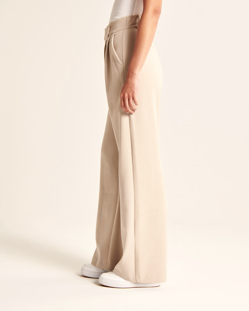 High-Waisted Wide Leg Trousers for Women
