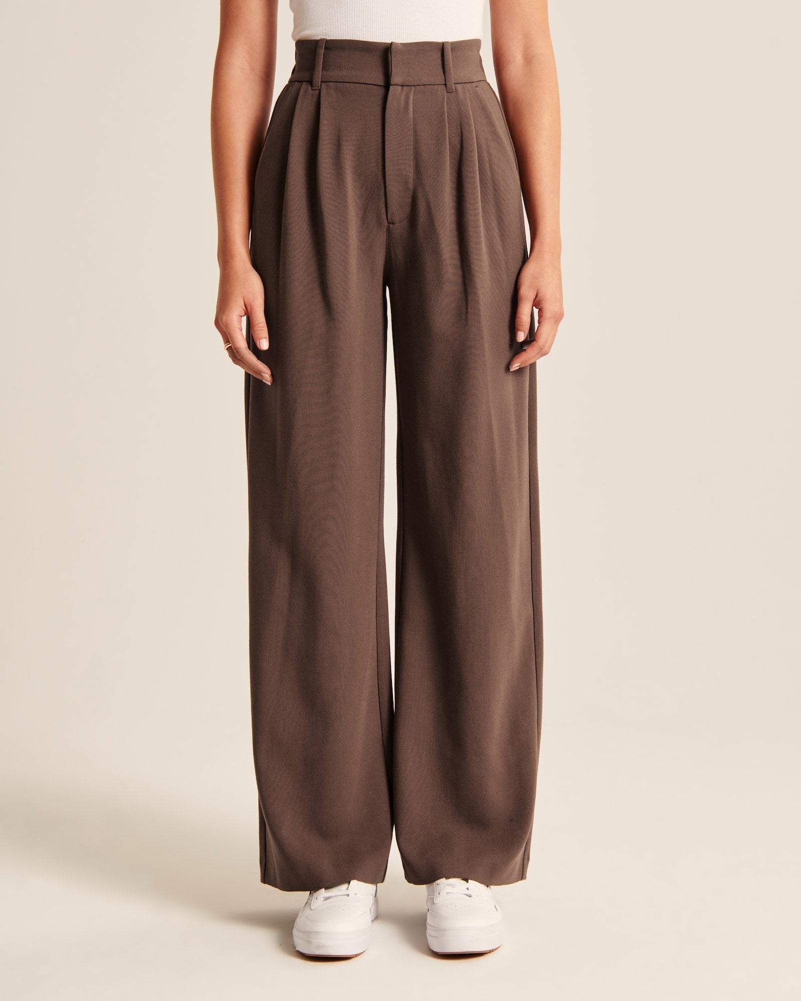 Tailored High-Waisted Wide Leg Pants for Women