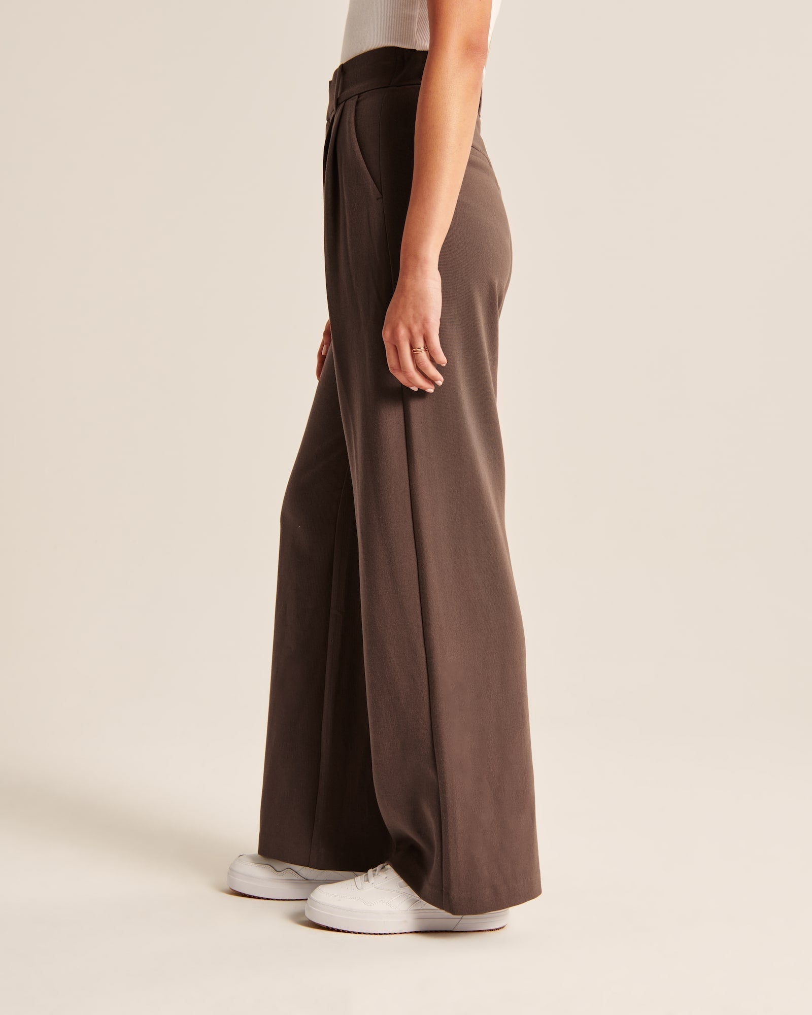 Tailored High-Waisted Wide Leg Pants for Women