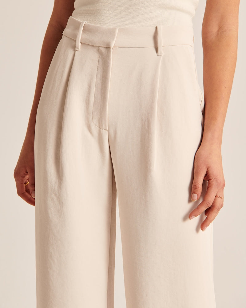 High-Waisted Wide Leg Trousers for Women