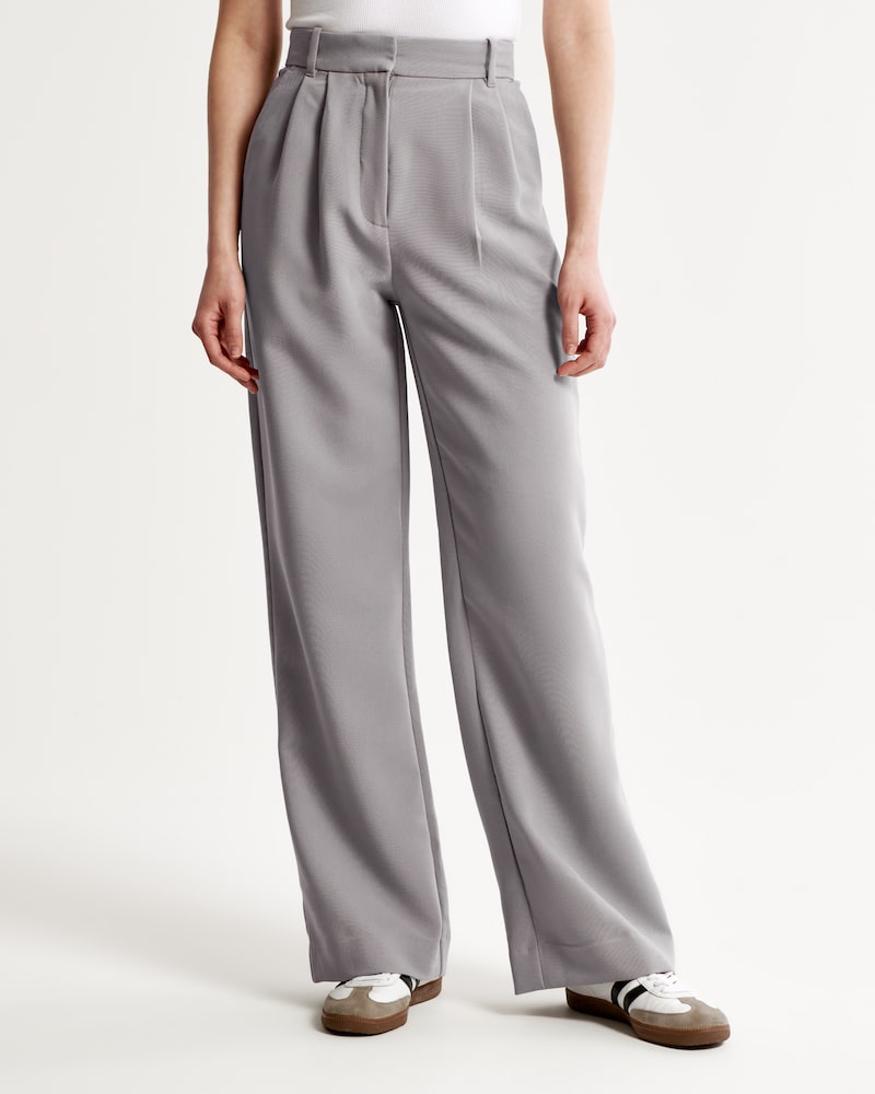 Grace | Stone Wide-Leg Pants.