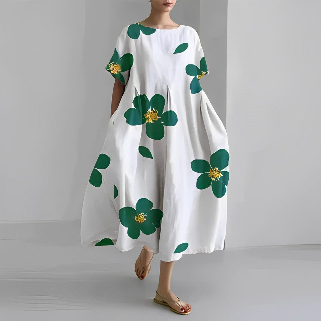 Women’s Summer Printed Midi Dress | Casual