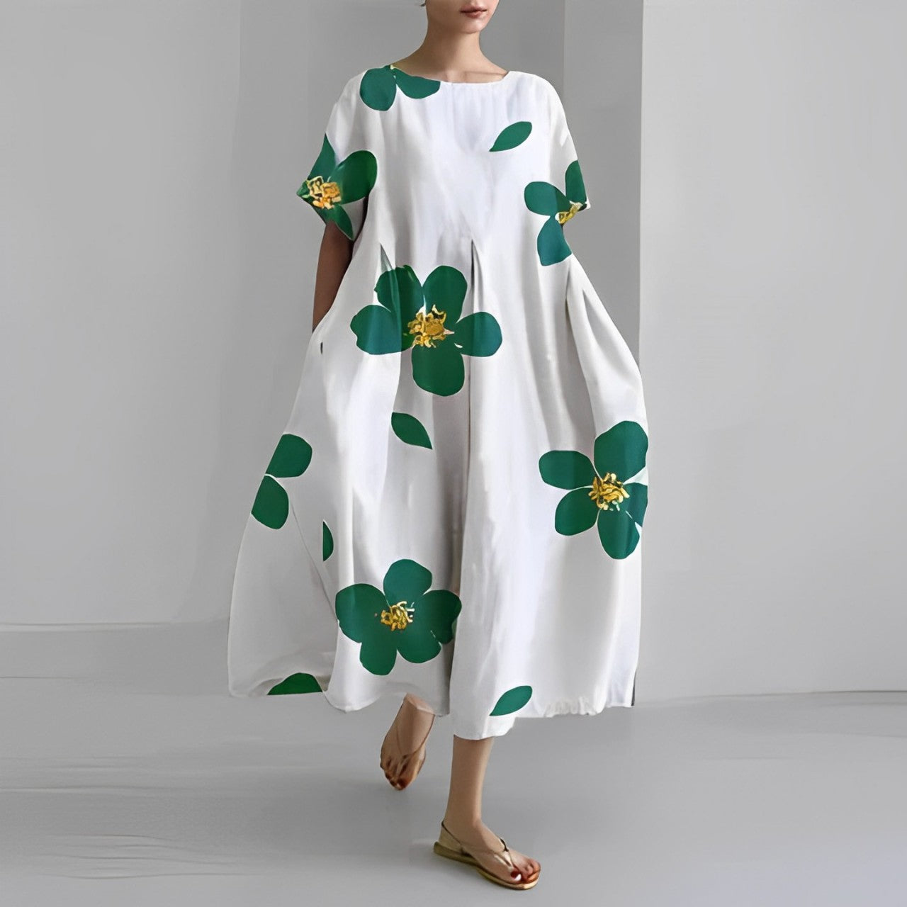 Women’s Summer Printed Midi Dress | Casual