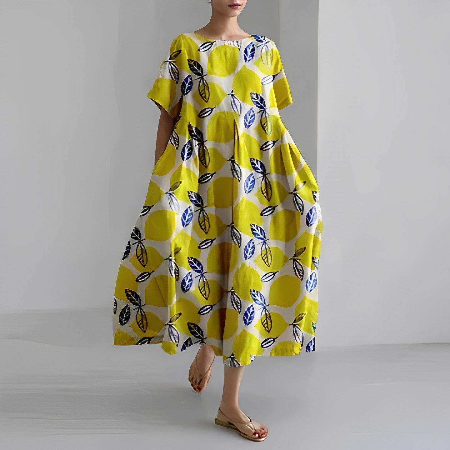 Women’s Summer Printed Midi Dress | Casual