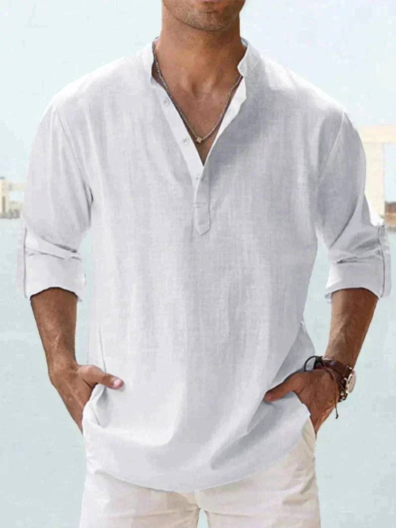 Men's Long Sleeve Summer Shirt | Button Down