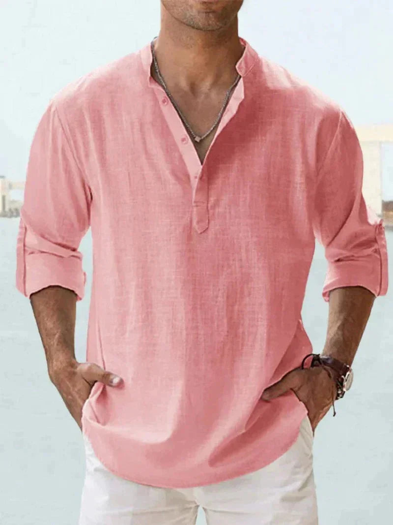 Men's Long Sleeve Summer Shirt | Button Down