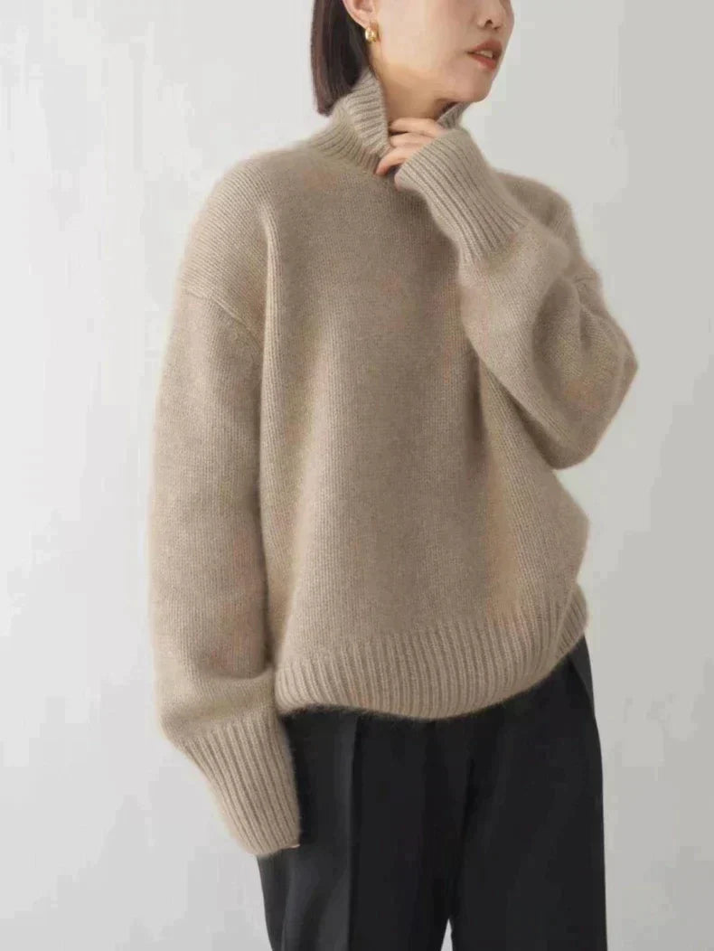 Mia - Comfortable Knitted Turtleneck Sweater