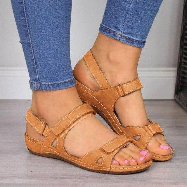 Women's Open Toe Adjustable Straps Sandals | Summer