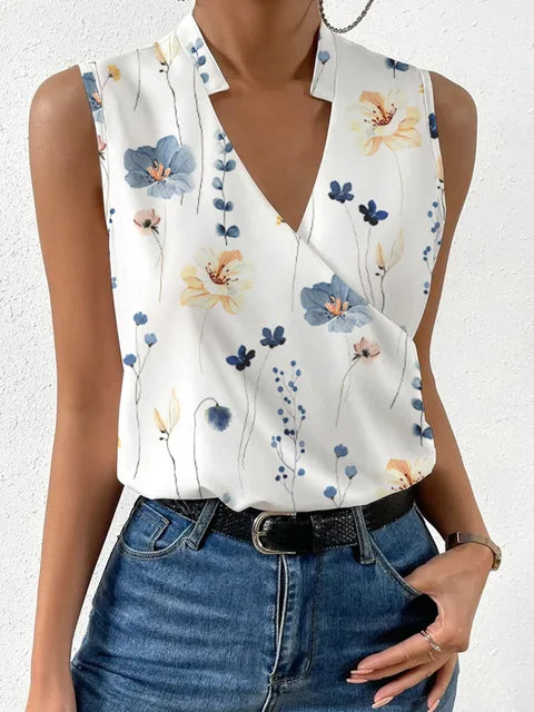 Summer V-Cut Halter Top for Women | Casual