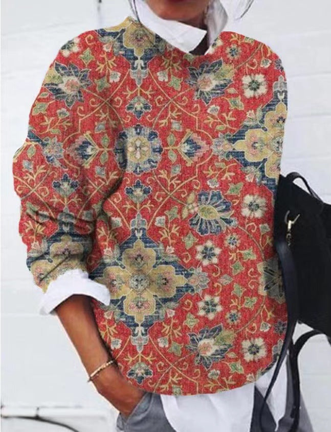 Brianna | Floral Printed Loose Blouse