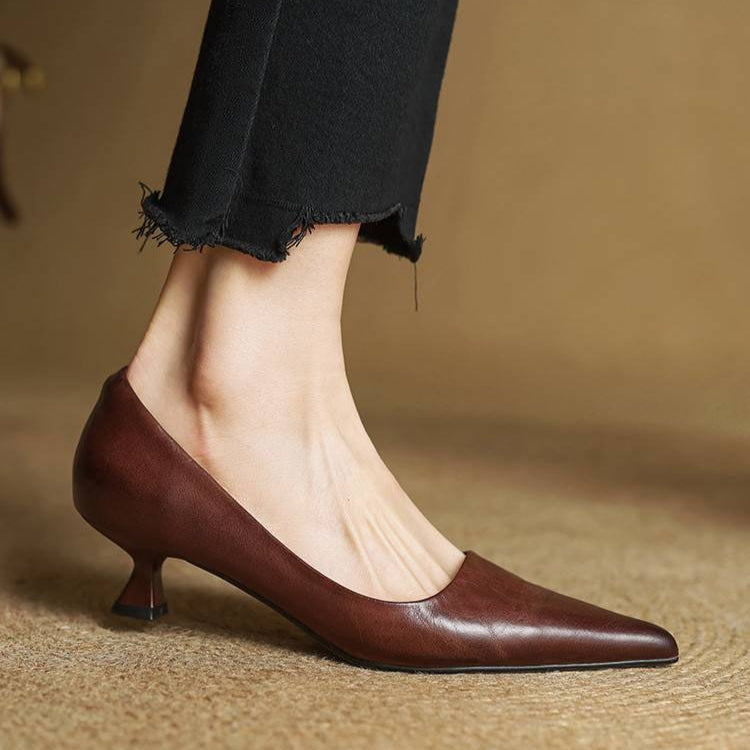 Womens Kitten Heel | Pointed Toe