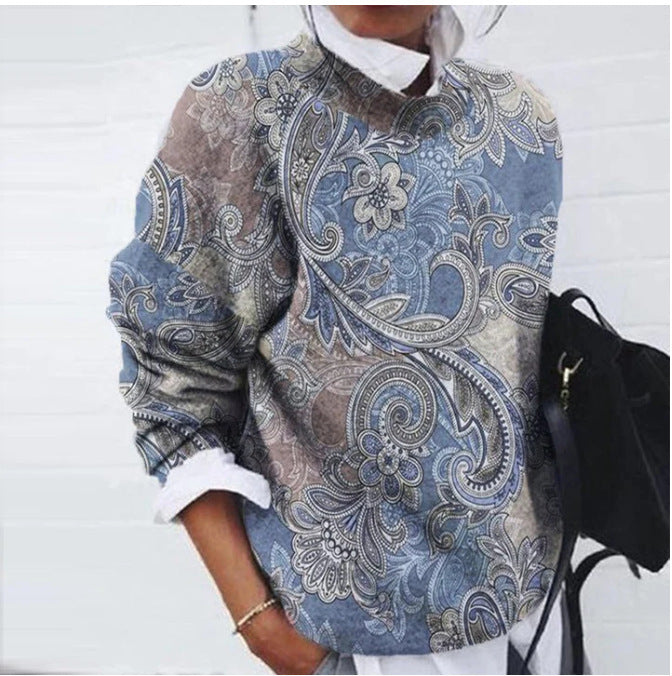 Brianna | Floral Printed Loose Blouse