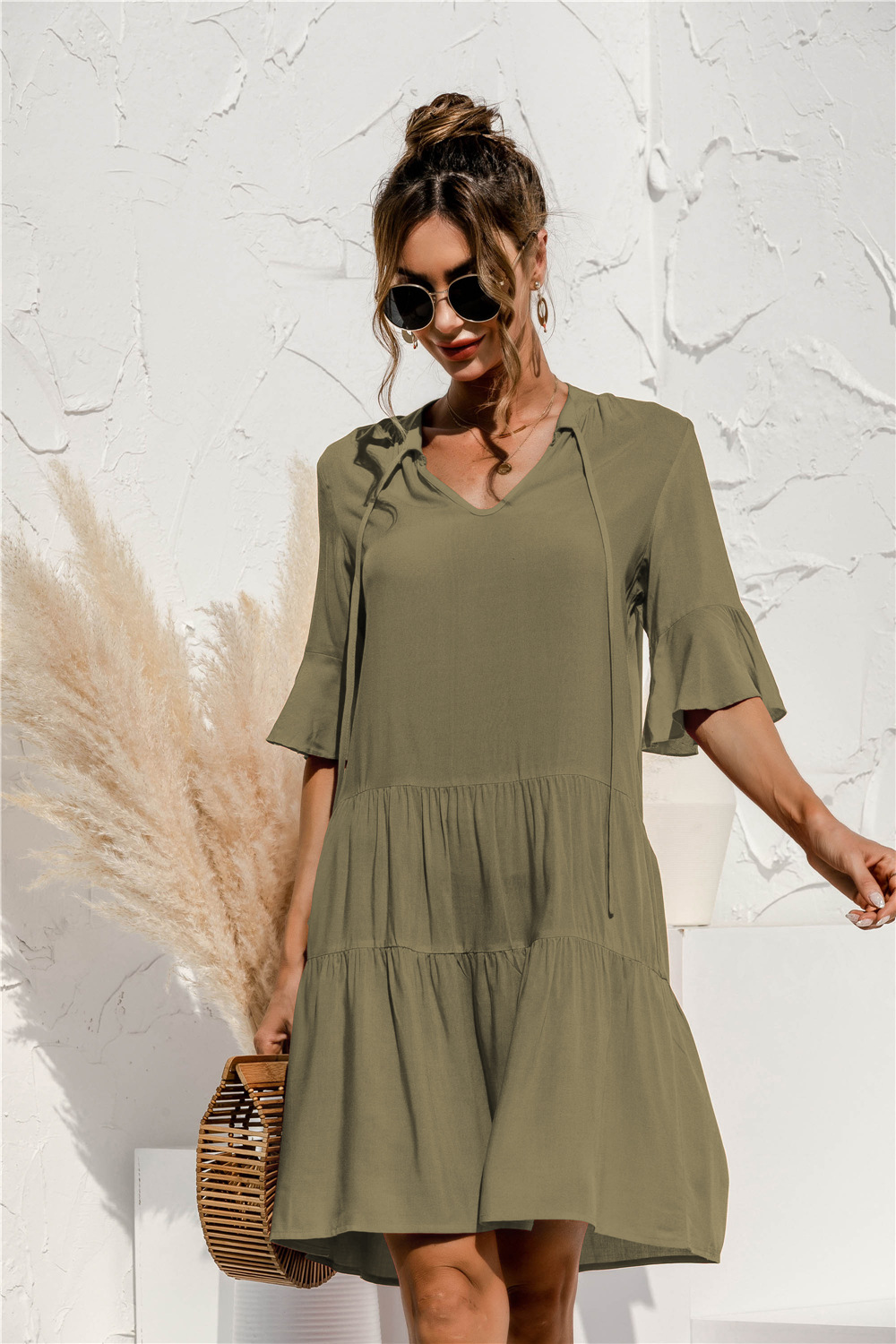 Women's Low-Waisted Summer Dress | Mini