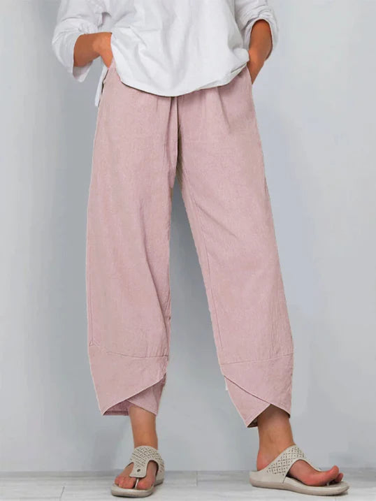 Slightly cropped trousers for women | Summer