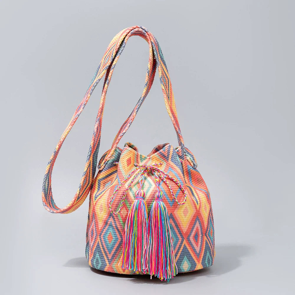 Large Multicolor Beach Bag | Summer