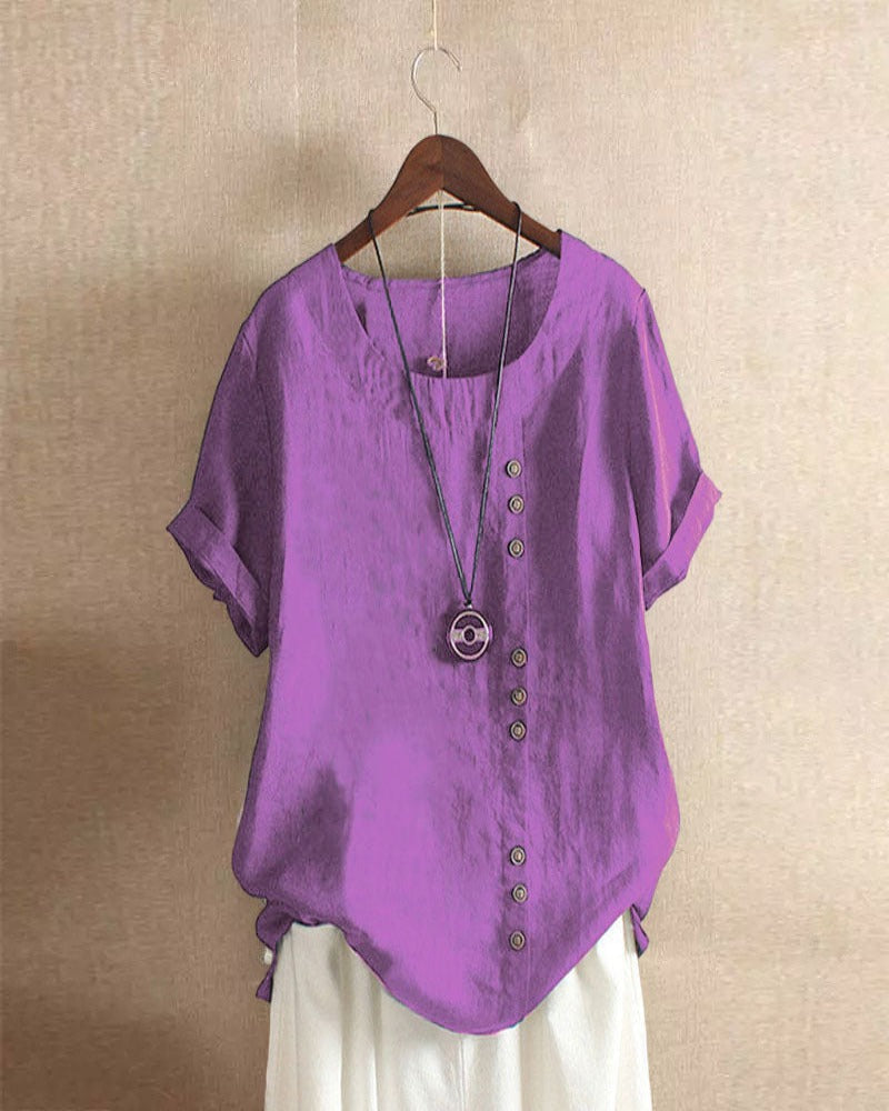 Women's Short Sleeve Blouse | Summer