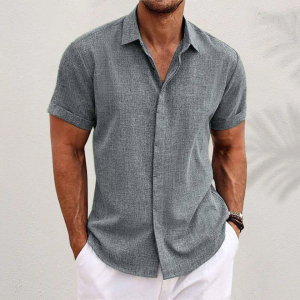Men's Short Sleeve Summer Shirt | Button Down