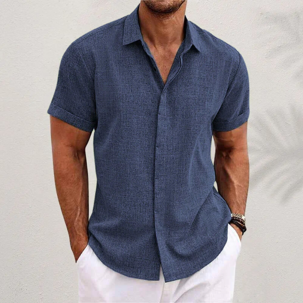 Men's Short Sleeve Summer Shirt | Button Down