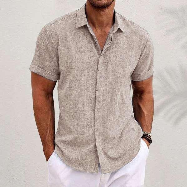 Men's Short Sleeve Summer Shirt | Button Down